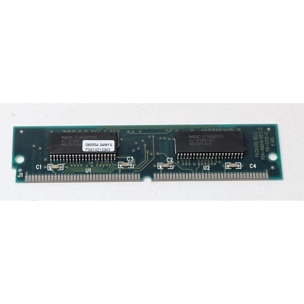 PACKARD BELL PB4-8MB16-Rev:D 8MB FPG DRAM MEMORY‎ MODULE